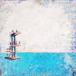 tableau de Jean-Philippe Berger, skieur