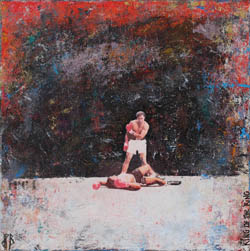tableau de Jean-Philippe Berger, skieur