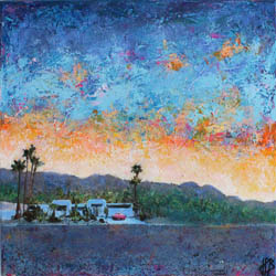 Le surfeur, tableau de Jean-Philippe Berger