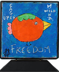 Les 3 planeurs, tableau de Jean-Philippe Berger