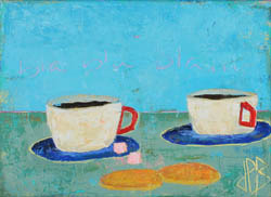 Les 3 planeurs, tableau de Jean-Philippe Berger