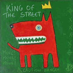 tableau de Jean-Philippe Berger, station essence