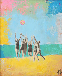 Les 3 planeurs, tableau de Jean-Philippe Berger