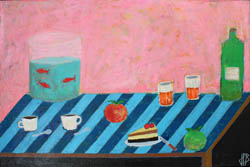 Les 3 planeurs, tableau de Jean-Philippe Berger