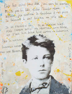 Le surfeur, tableau de Jean-Philippe Berger