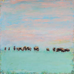 Le surfeur, tableau de Jean-Philippe Berger