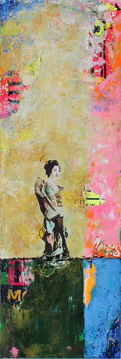 Les 3 planeurs, tableau de Jean-Philippe Berger