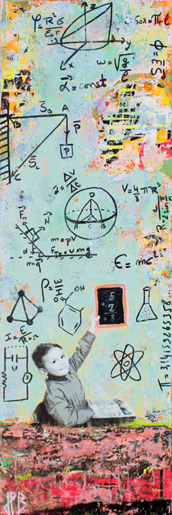 Les 3 planeurs, tableau de Jean-Philippe Berger