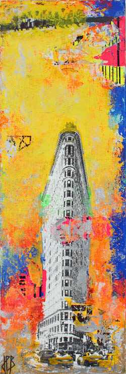 tableau de Jean-Philippe Berger, station essence